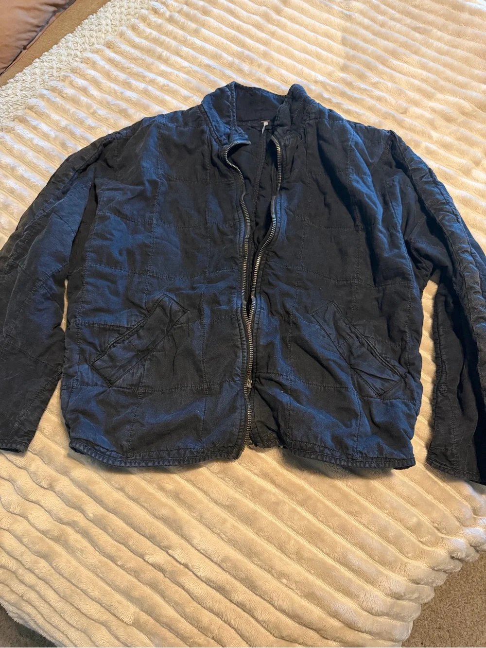 Free People dolman Quilted knit